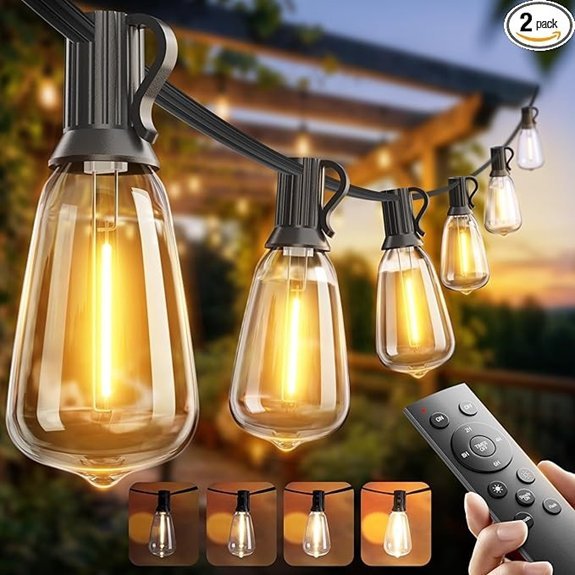 100ft led waterproof string lights