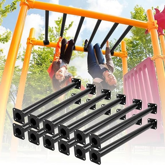 12 pcs 16 5 black monkey bars