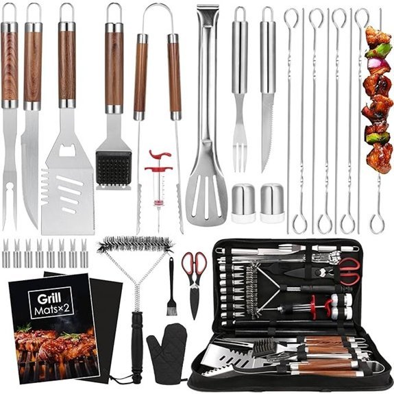 34 piece bbq tools set yoehka