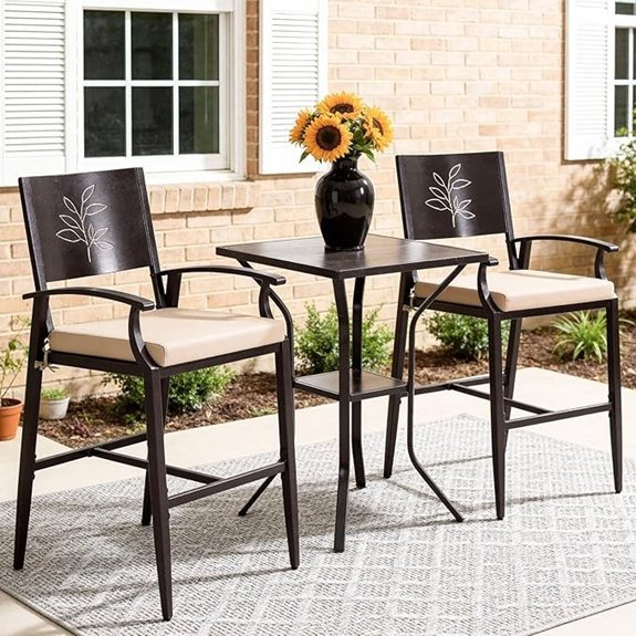 3 piece outdoor set