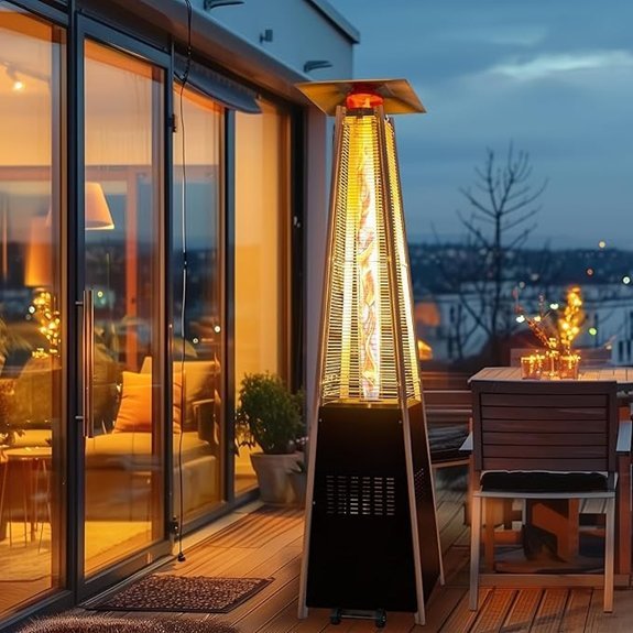 48 000 btu pyramid patio heater