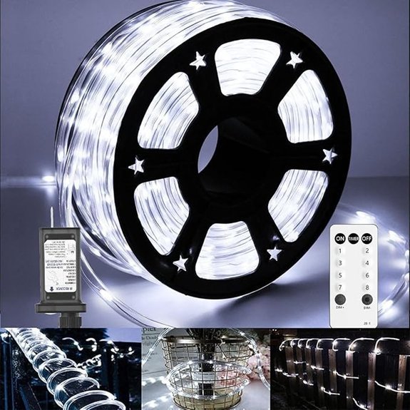 720 led rope lights waterproof remote
