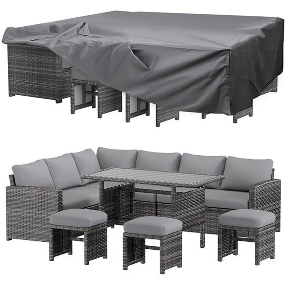 7 piece outdoor wicker set u max