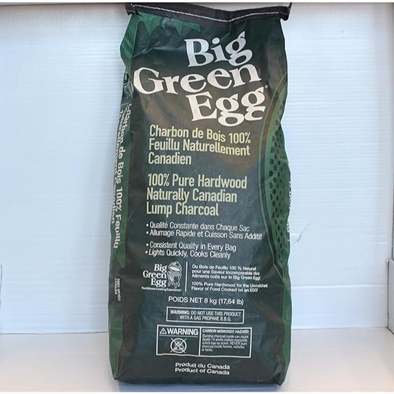8 kg lump charcoal canadian maple