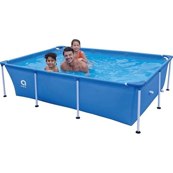 above ground steel frame pool
