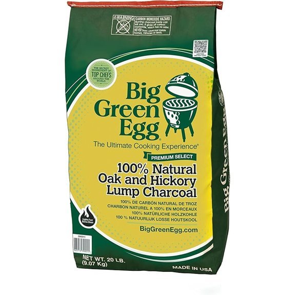 all natural lump charcoal hickory oak