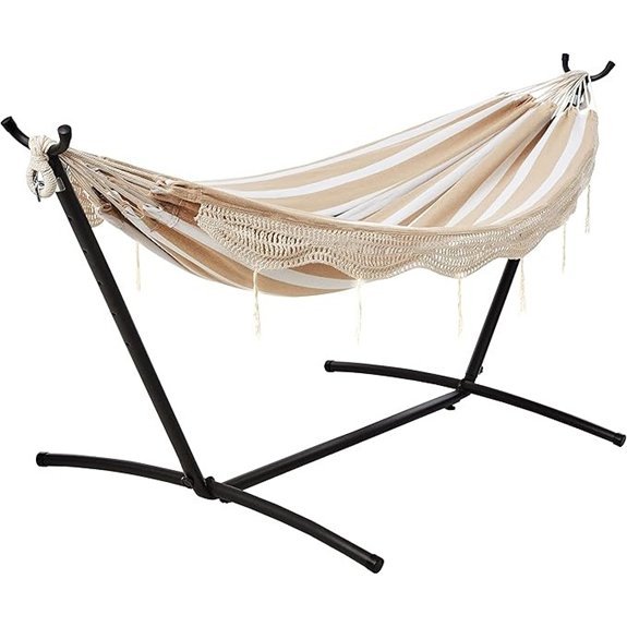 amazon basics double hammock with stand