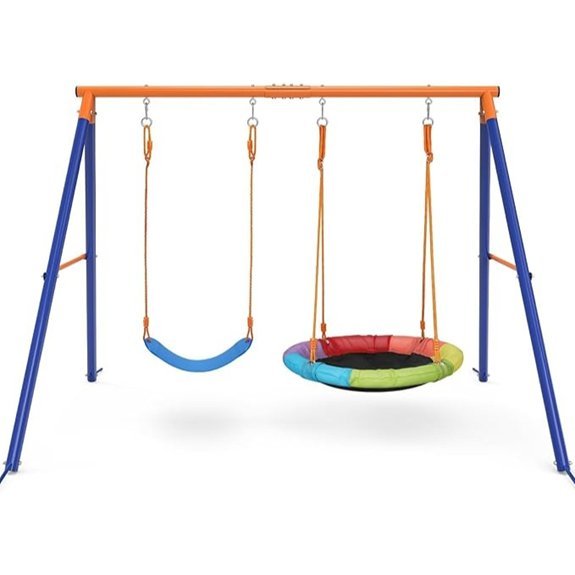 amictoy saucer swing set