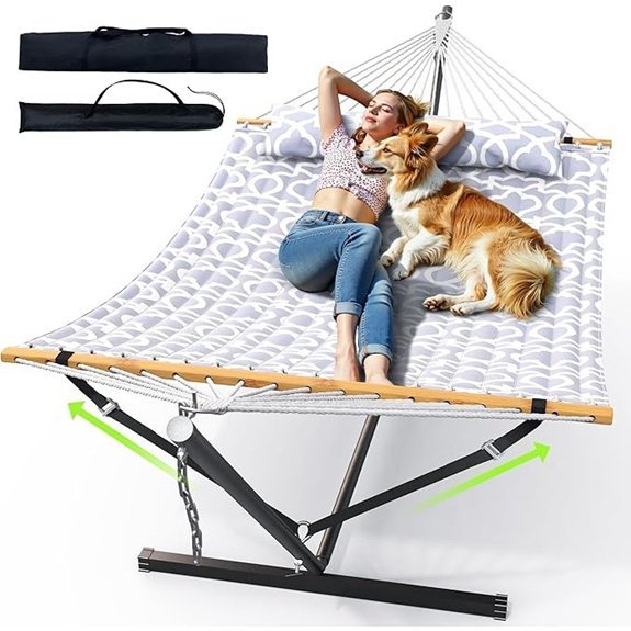 anagoo double hammock stand