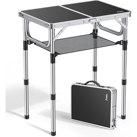 anbte folding aluminum table