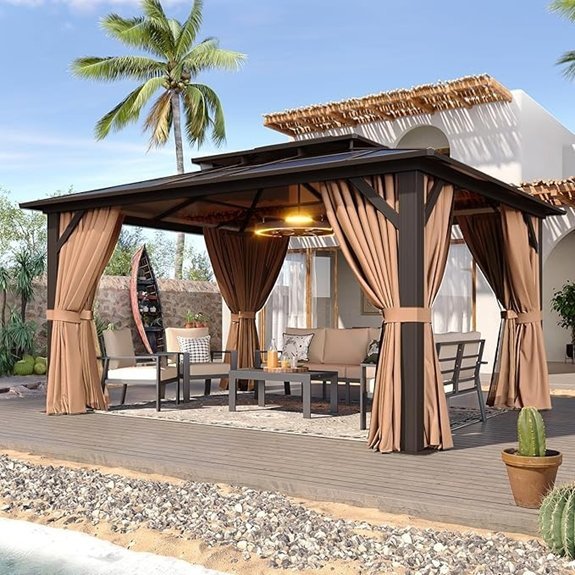 aoxun hardtop gazebo 12