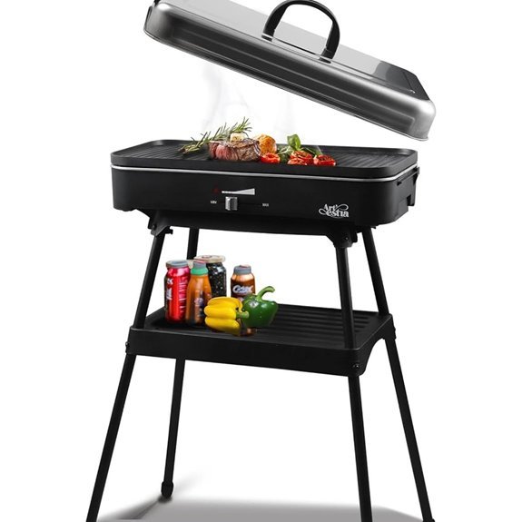 artestia 1800w indoor outdoor grill