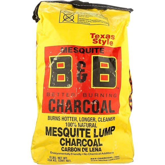 b b charcoal lump mesquite