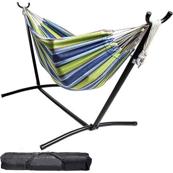 backyard camping hammock with stand