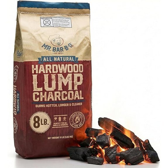 bar b q 8 lb lump charcoal