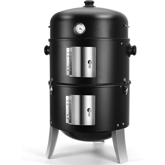 bbq charcoal smoker grill
