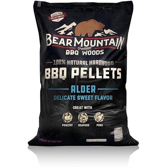 bear mountain alder bbq wood pellets