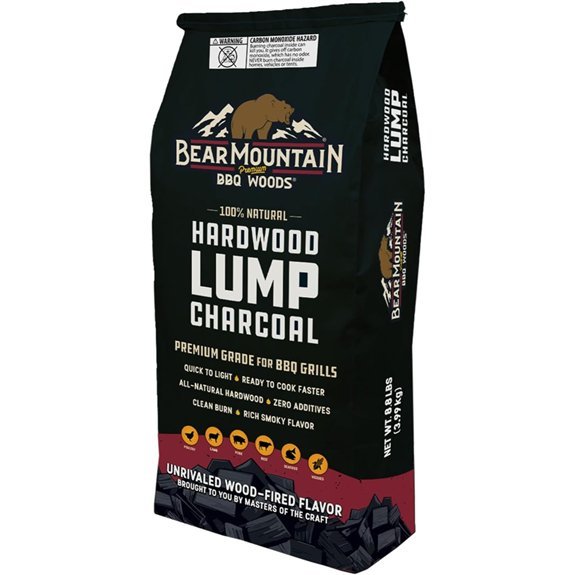 bear mountain bbq charcoal hardwood lump