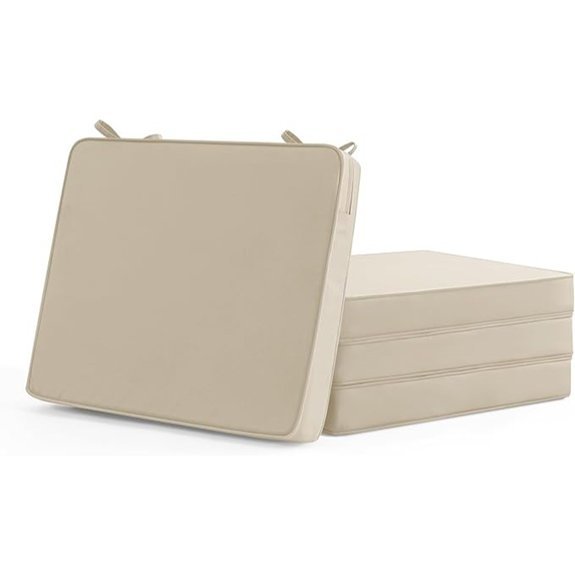 beige outdoor chair cushions 4