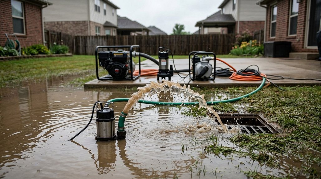 best pumps for flooded yards