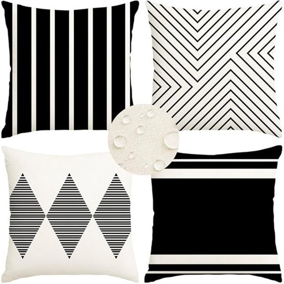boho waterproof outdoor pillows