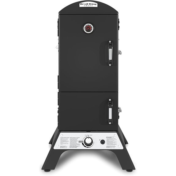 broil king vertical gas smoker