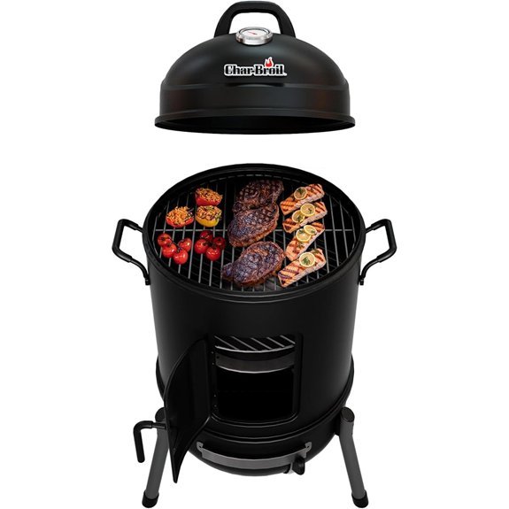 char broil bullet charcoal smoker