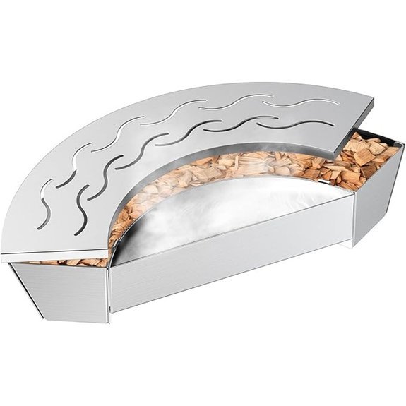 charkettle stainless steel smoker box