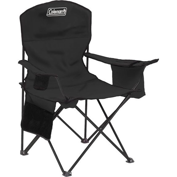 coleman chair with cooler