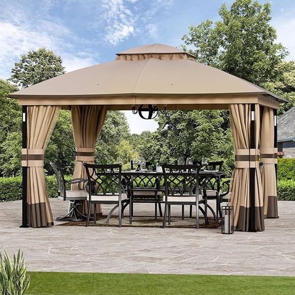 covered outdoor patio gazebo 11
