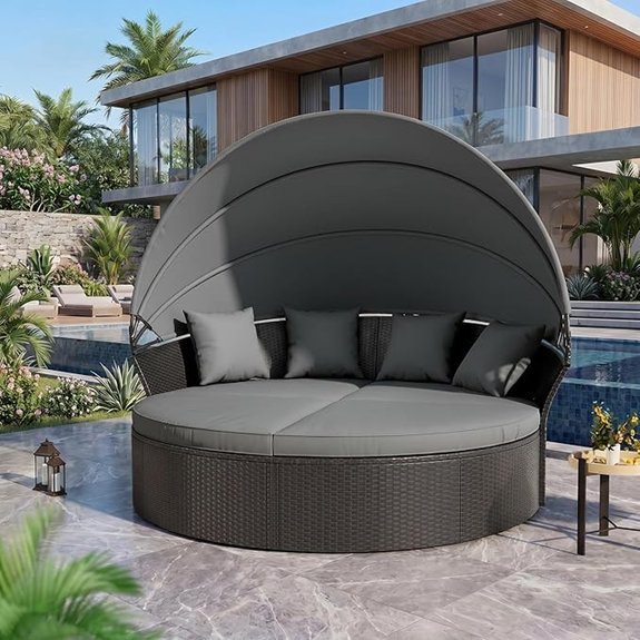 crownland round patio daybed