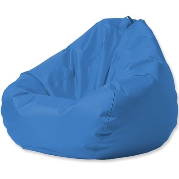 cyan waterproof outdoor bean bag cover