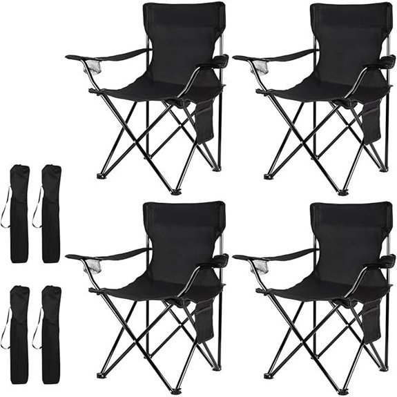 damei 4 pack folding chairs