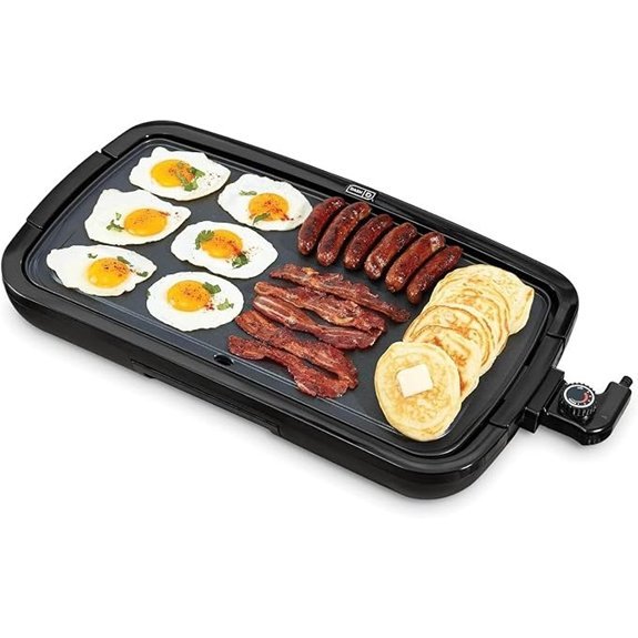 dash deluxe electric griddle black
