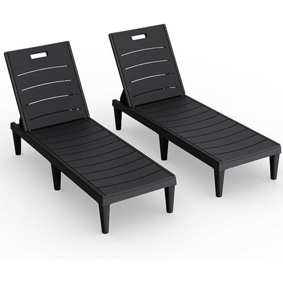 devoko outdoor chaise lounge duo