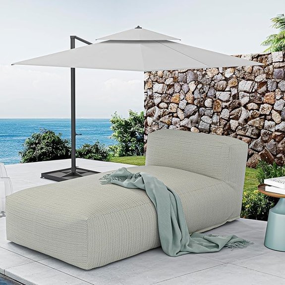 dineli outdoor chaise lounge chair