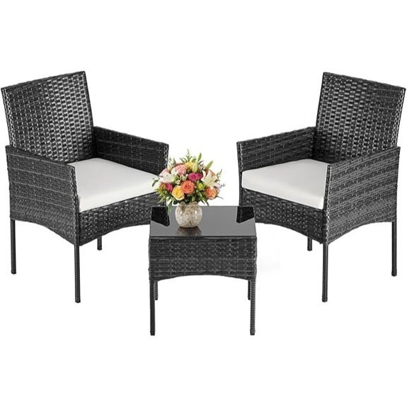 dumos 3 piece patio set