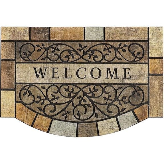 durable outdoor welcome door mat