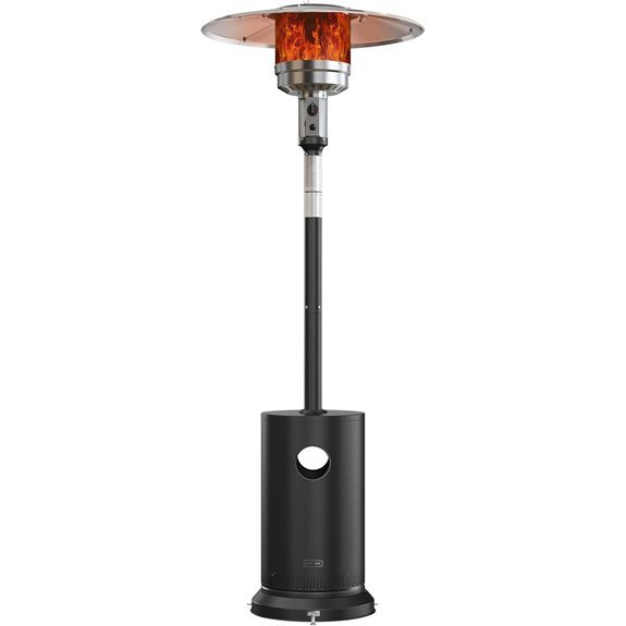 east oak 50 000 btu heater round table