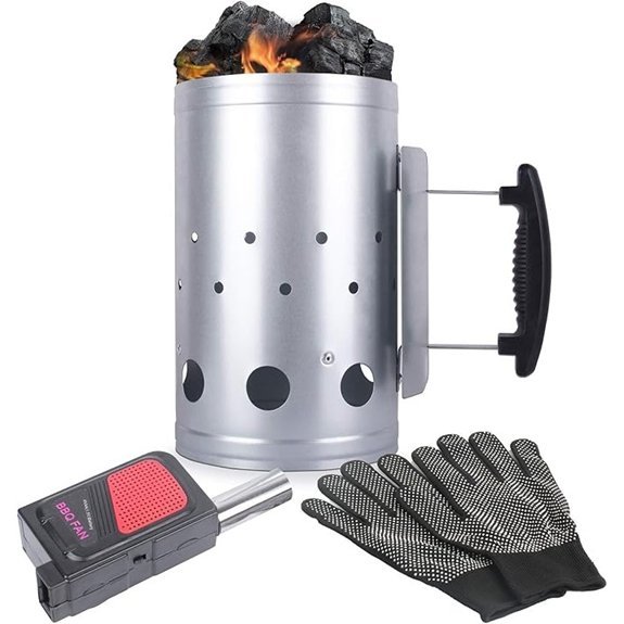 eau large charcoal starter