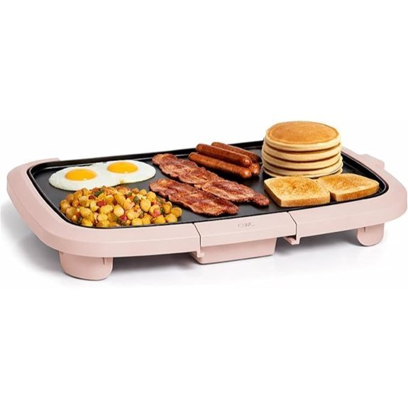 electric griddle 1200w nonstick