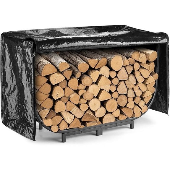 facka 40 inch firewood rack