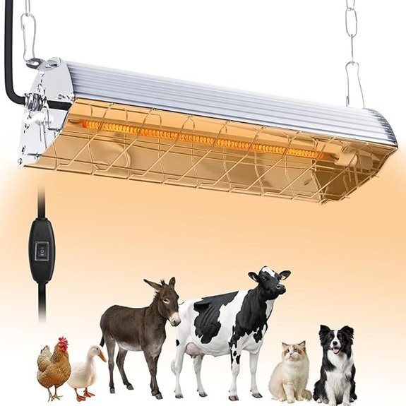 fanspex 600w hanging heater poultry livestock