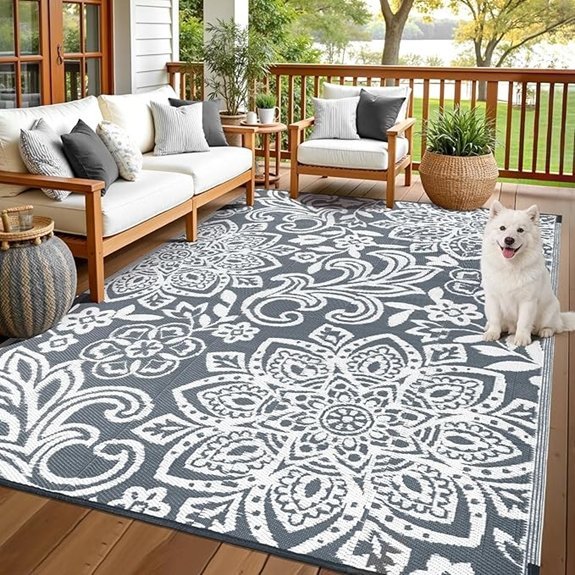 findosom waterproof outdoor rug