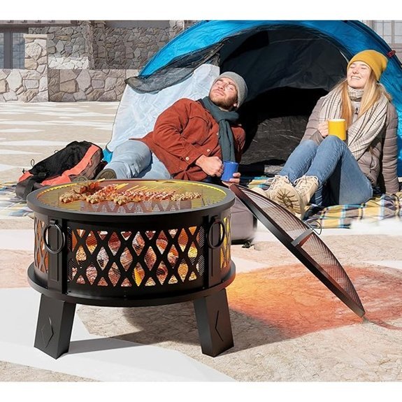 fire beauty 26 steel fire pit