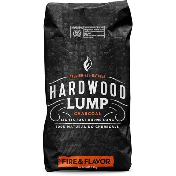 fire flavor lump charcoal premium