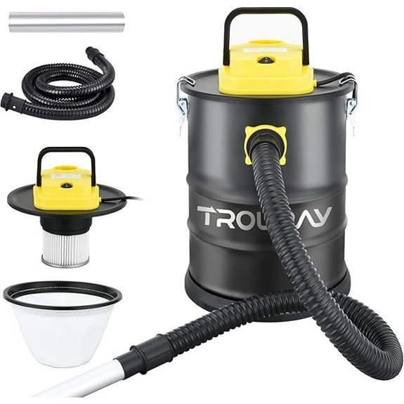 fireplace ash vacuum cleaner