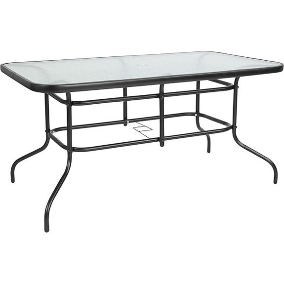 flash furniture tory patio table