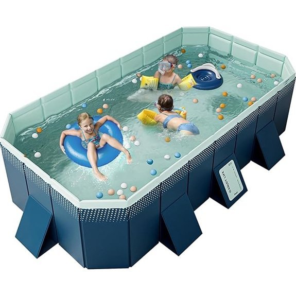 foldable hard plastic pool