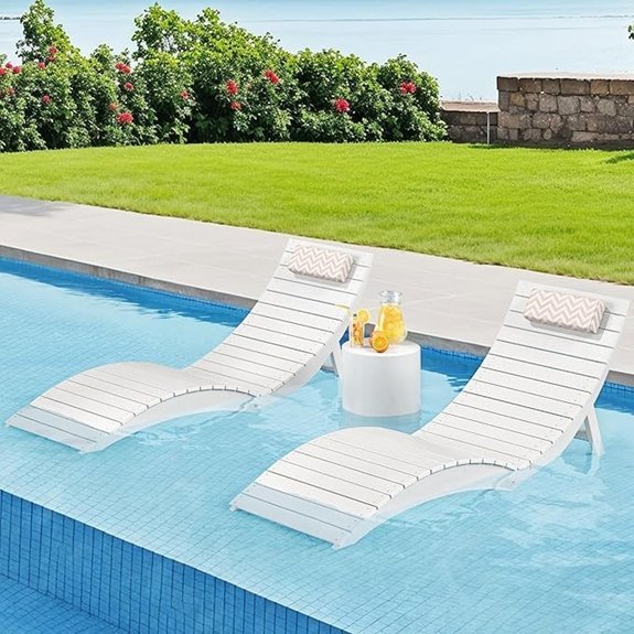 folding pool lounge chairs